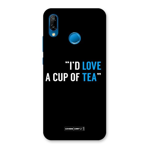 Love Tea Back Case for Huawei P20 Lite