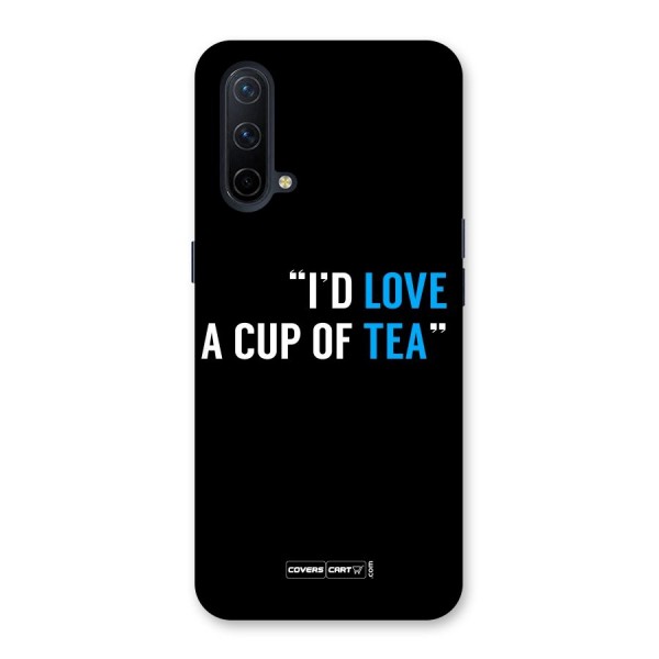Love Tea Back Case for OnePlus Nord CE 5G