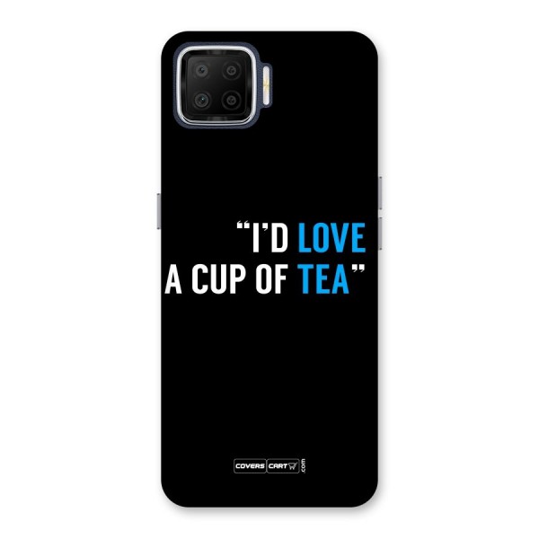 Love Tea Back Case for Oppo F17