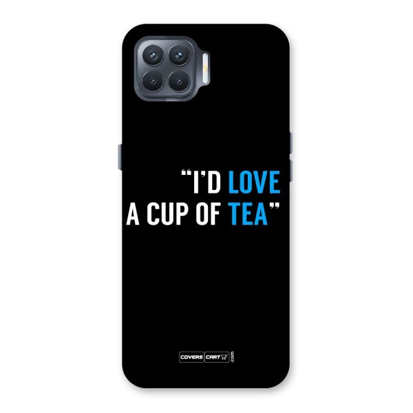 Love Tea Back Case for Oppo F17 Pro