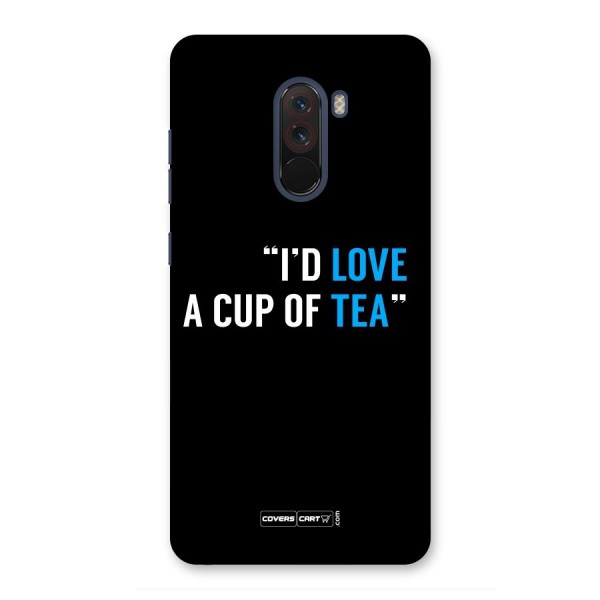 Love Tea Back Case for Poco F1