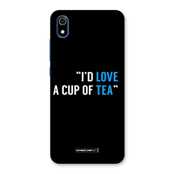 Love Tea Back Case for Redmi 7A