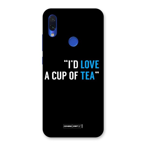 Love Tea Back Case for Redmi Note 7