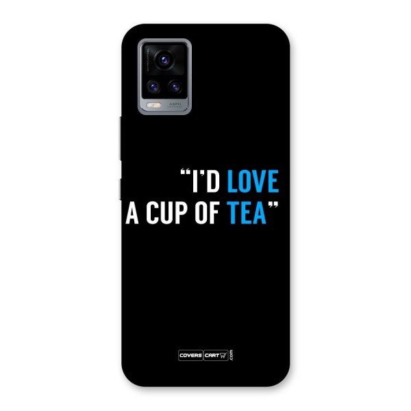 Love Tea Back Case for Vivo V20