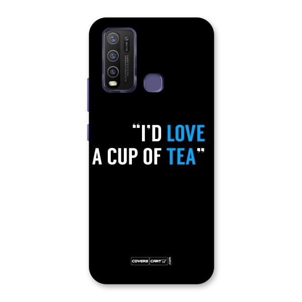 Love Tea Back Case for Vivo Y30