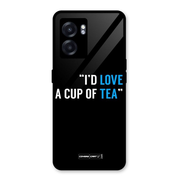 Love Tea Glass Back Case for Oppo K10 (5G)