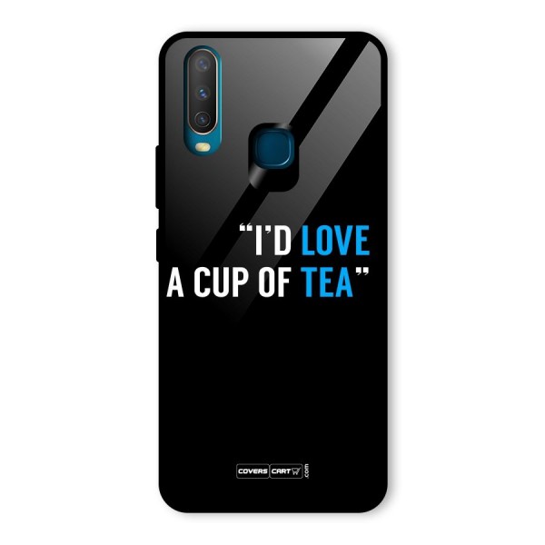 Love Tea Glass Back Case for Vivo Y12