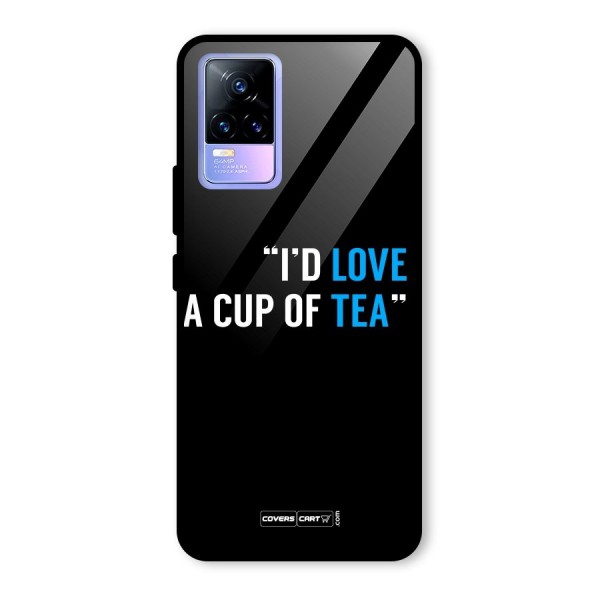 Love Tea Glass Back Case for Vivo Y73