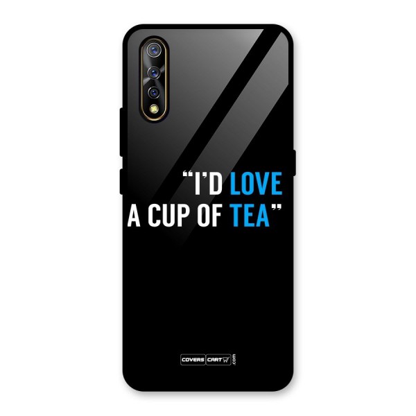 Love Tea Glass Back Case for Vivo Z1x