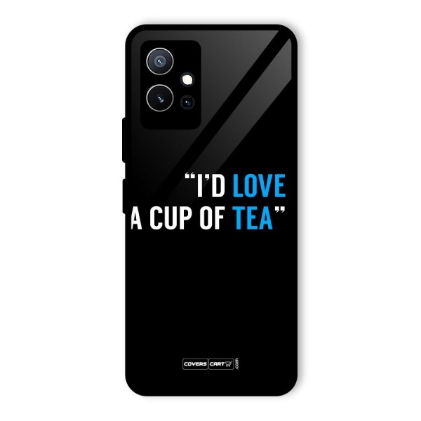 Love Tea Glass Back Case for Vivo iQOO Z6