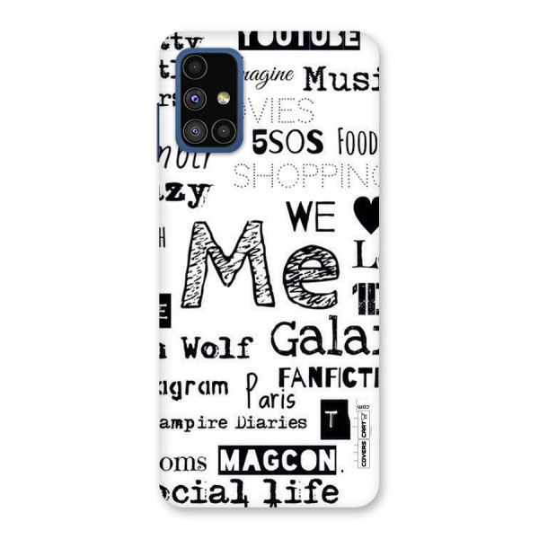 Love Things Back Case for Galaxy M51