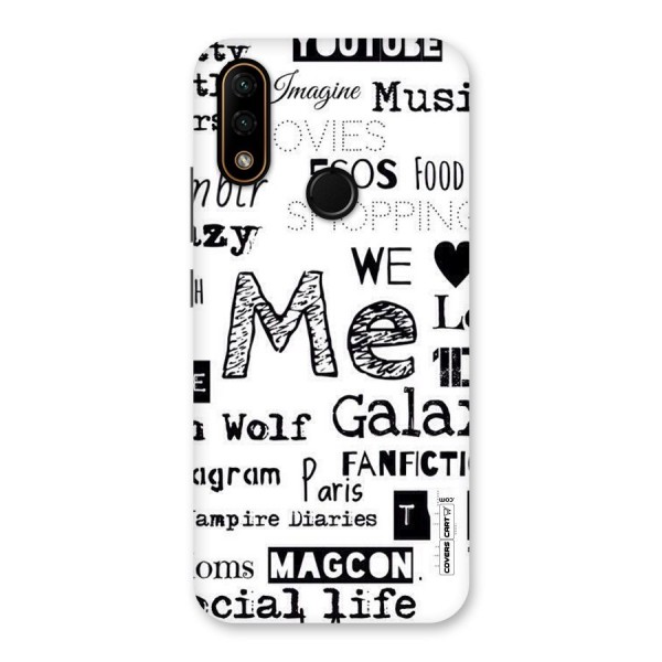 Love Things Back Case for Lenovo A6 Note