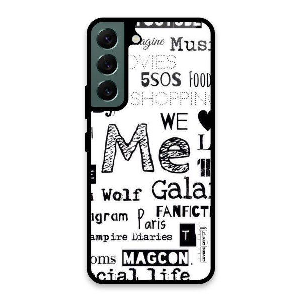 Love Things Glass Back Case for Galaxy S22 5G