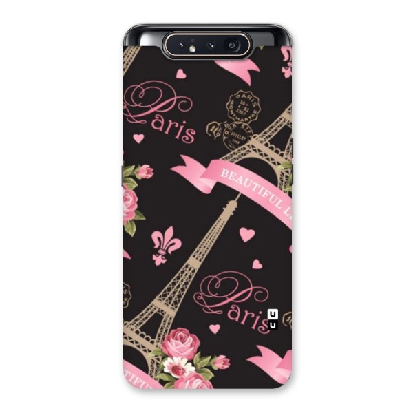 Love Tower Back Case for Galaxy A80