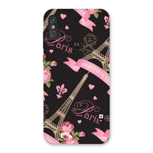 Love Tower Back Case for Motorola One Power