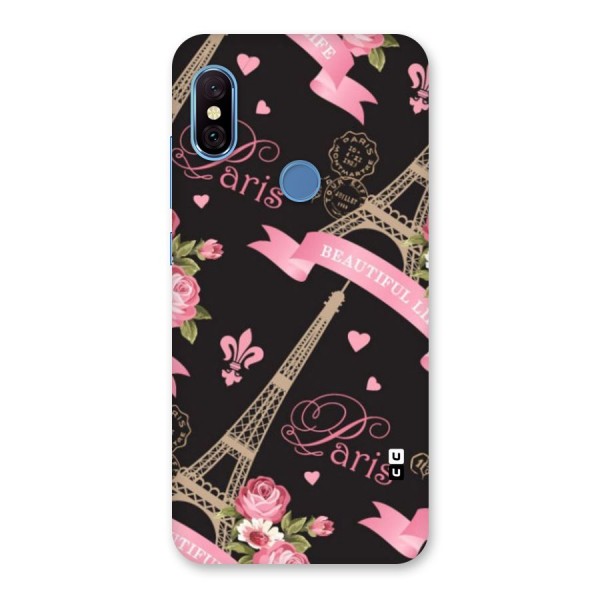 Love Tower Back Case for Redmi Note 6 Pro