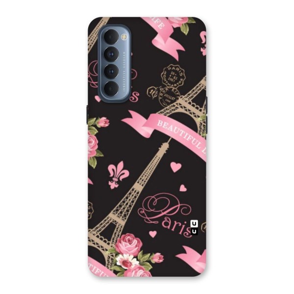 Love Tower Back Case for Reno4 Pro