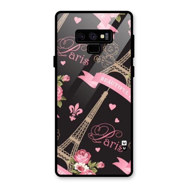 Love Tower Glass Back Case for Galaxy Note 9