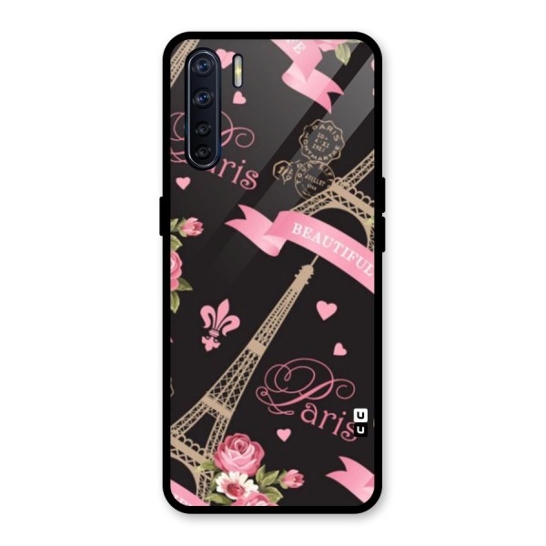 Love Tower Glass Back Case for Oppo F15