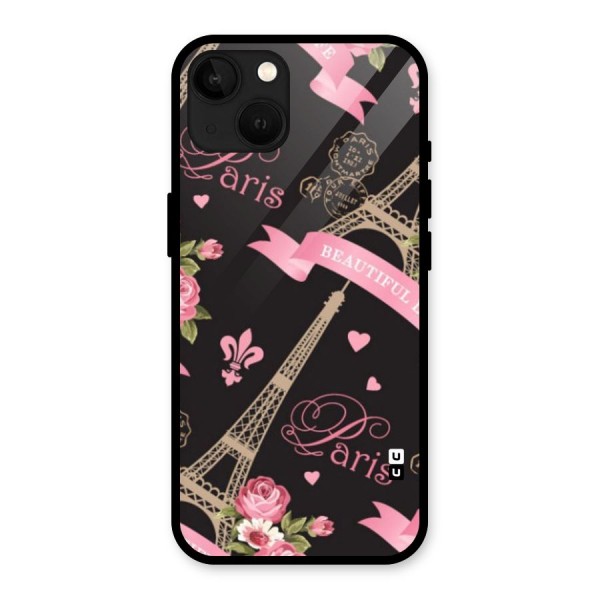 Love Tower Glass Back Case for iPhone 13