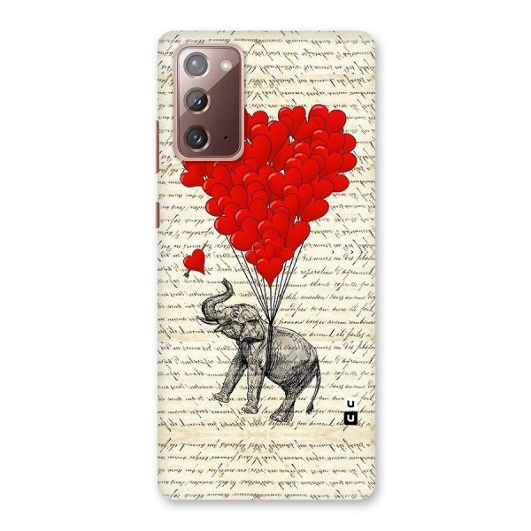 Love Weight Back Case for Galaxy Note 20