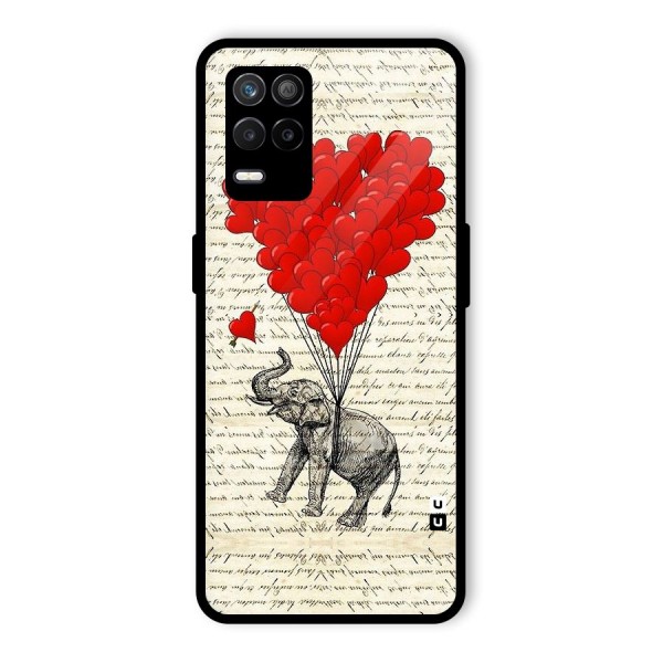 Love Weight Glass Back Case for Realme 9 5G