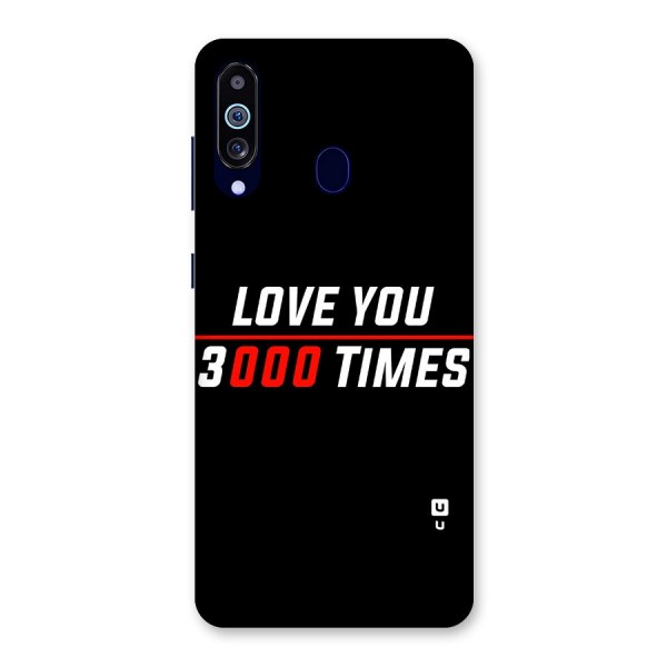 Love You 3000 Times Back Case for Galaxy A60