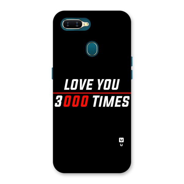 Love You 3000 Times Back Case for Oppo A12