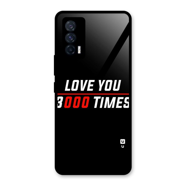 Love You 3000 Times Glass Back Case for Vivo iQOO 7 5G