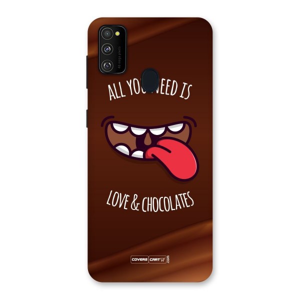 Love and Chocolates Back Case for Galaxy M21