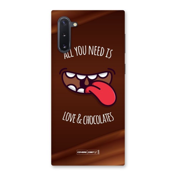 Love and Chocolates Back Case for Galaxy Note 10