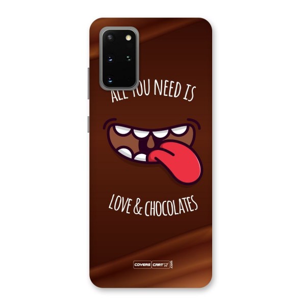 Love and Chocolates Back Case for Galaxy S20 Plus