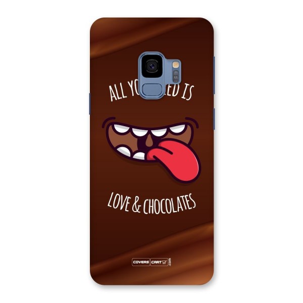 Love and Chocolates Back Case for Galaxy S9