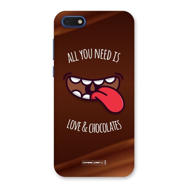 Love and Chocolates Back Case for Honor 7s