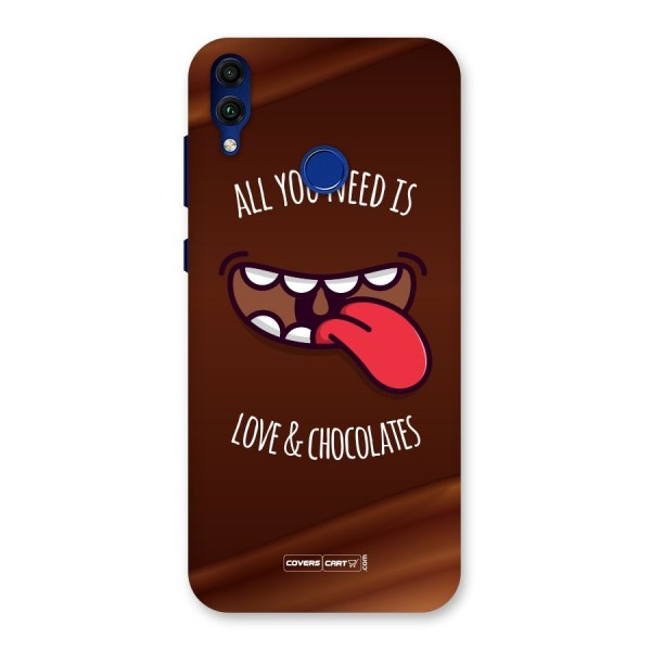 Love and Chocolates Back Case for Honor 8C