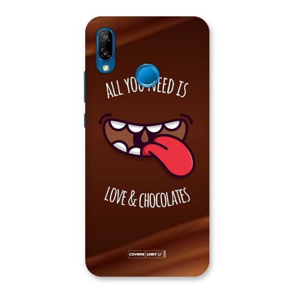 Love and Chocolates Back Case for Huawei P20 Lite