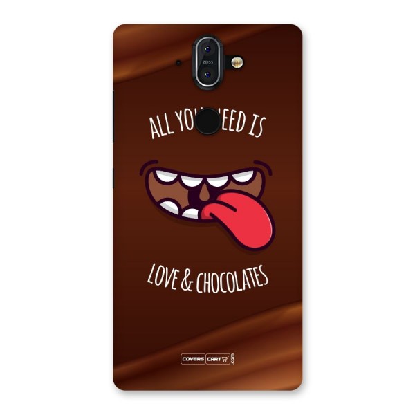 Love and Chocolates Back Case for Nokia 8 Sirocco