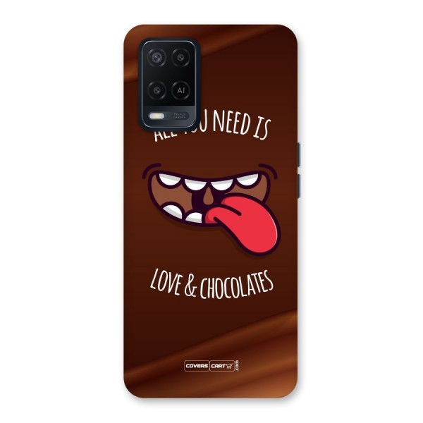 Love and Chocolates Back Case for Oppo A54