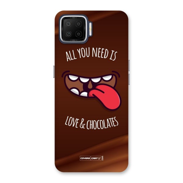 Love and Chocolates Back Case for Oppo F17