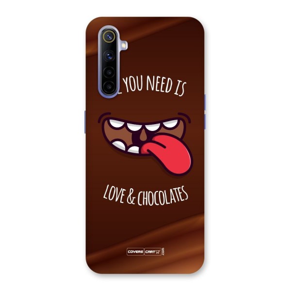 Love and Chocolates Back Case for Realme 6i