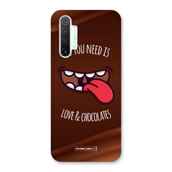 Love and Chocolates Back Case for Realme X3