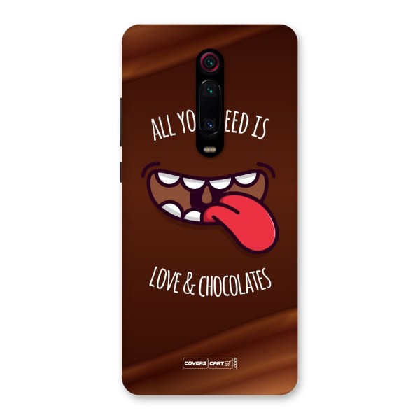 Love and Chocolates Back Case for Redmi K20 Pro