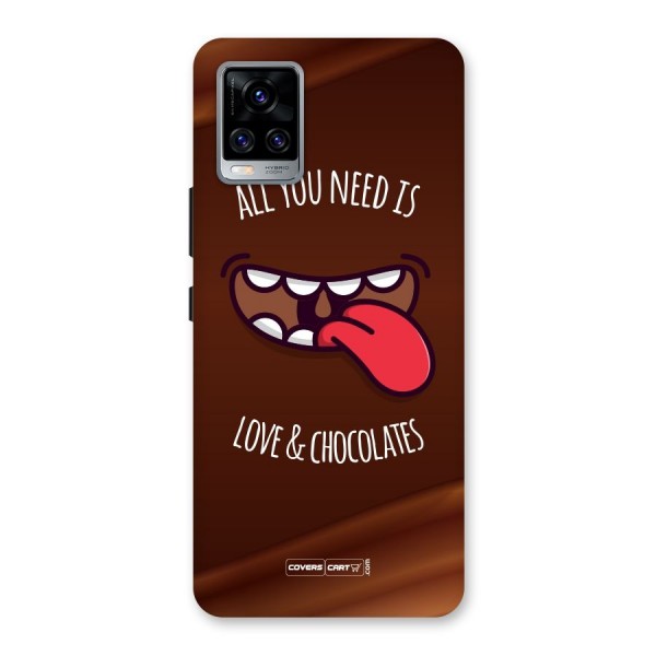 Love and Chocolates Back Case for Vivo V20 Pro