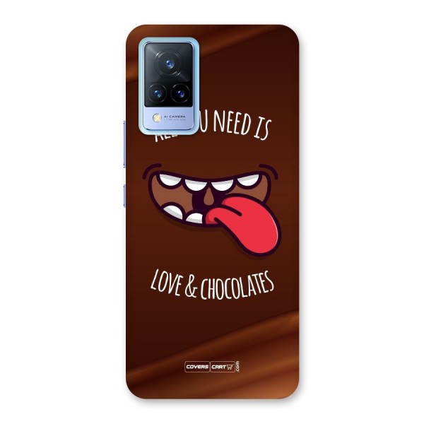 Love and Chocolates Back Case for Vivo V21 5G