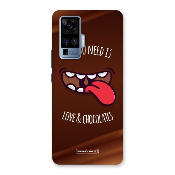 Love and Chocolates Back Case for Vivo X50 Pro