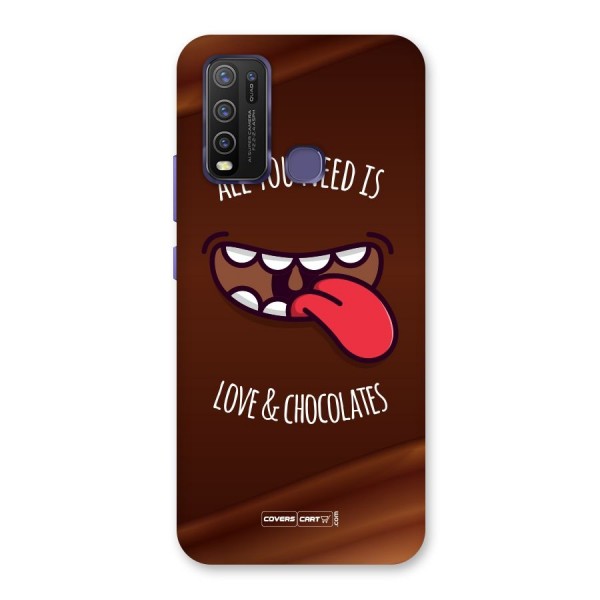 Love and Chocolates Back Case for Vivo Y30