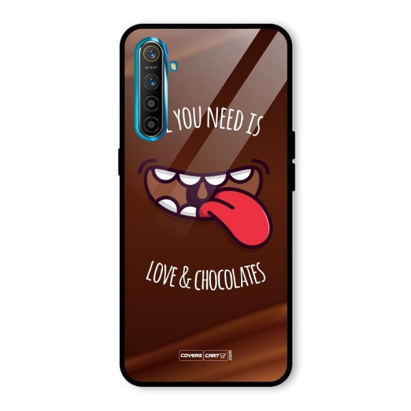 Love and Chocolates Glass Back Case for Realme XT