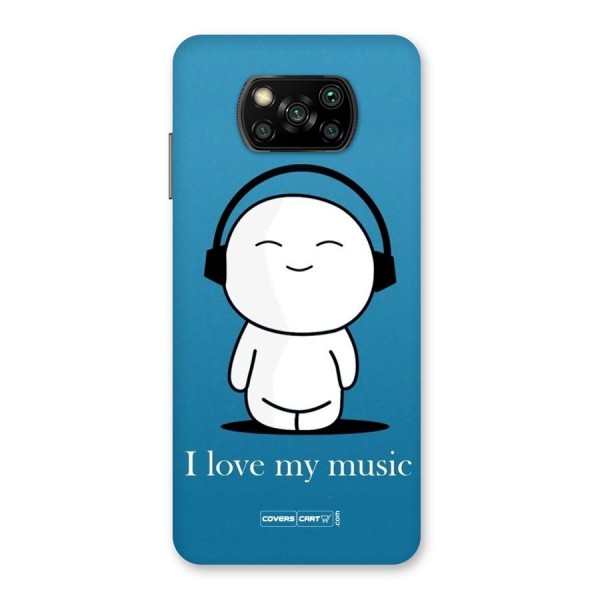 Love for Music Back Case for Poco X3