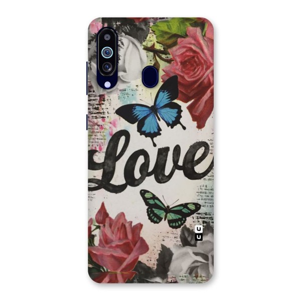 Lovely Butterfly Love Back Case for Galaxy A60