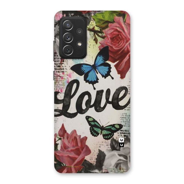 Lovely Butterfly Love Back Case for Galaxy A72